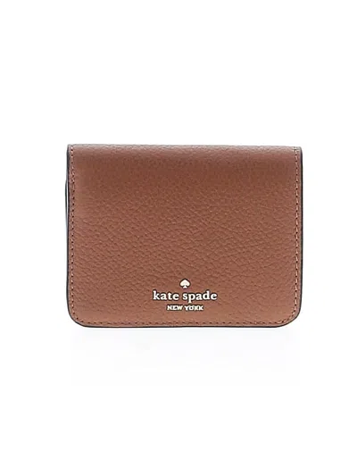 Pre-owned Kate Spade New York Leather Wallet In Brown