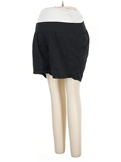 Pre-owned Liz Lange Maternity Shorts In Black