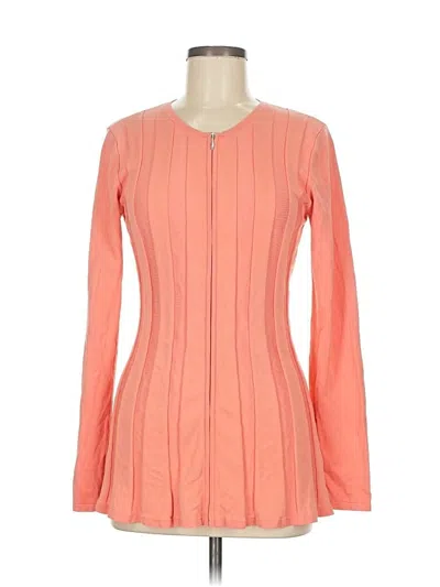 Pre-owned Unbranded Long Sleeve Blouse In Orange