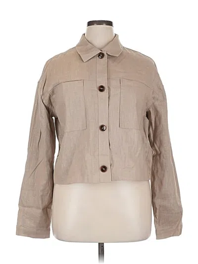 Pre-owned Forever 21 Jacket In Brown