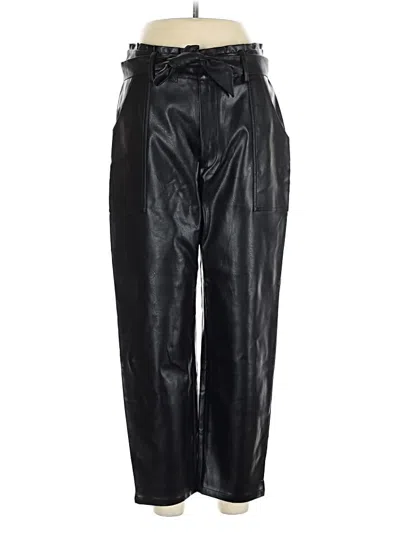 Greylin Faux Leather Pants In Black