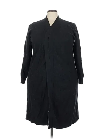 Pre-owned Agnes Orinda Cardigan Sweater In Black