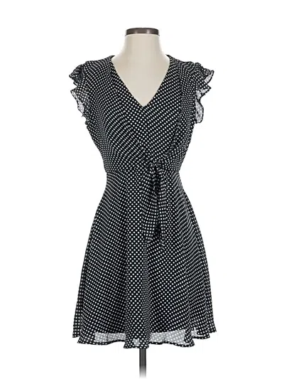 Pre-owned Lulus Casual Dress In Black