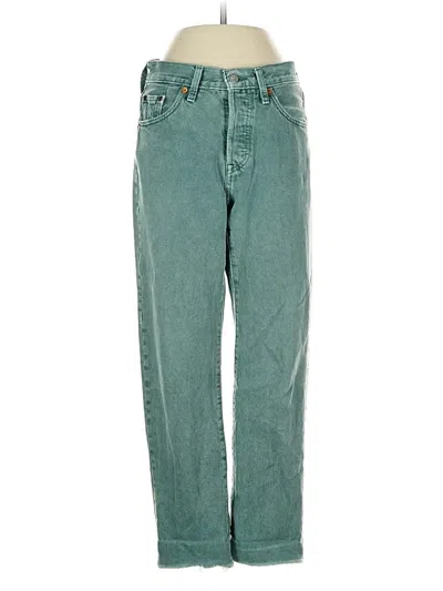Pre-owned Levi's Jeans In Green