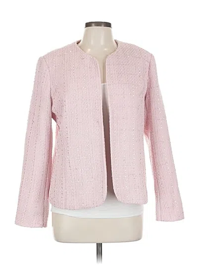 Pre-owned Anne Klein Blazer Jacket In Pink