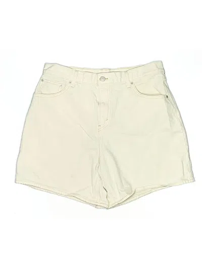 Pre-owned Levi's Khaki Shorts In White
