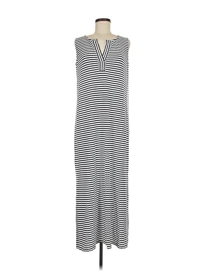 Pre-owned Jjill Casual Dress In Gray
