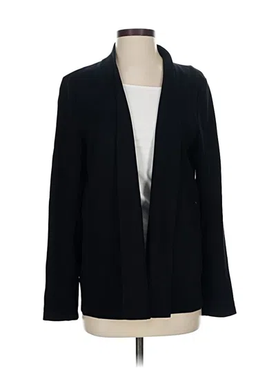 Pre-owned Eileen Fisher Blazer Jacket In Black
