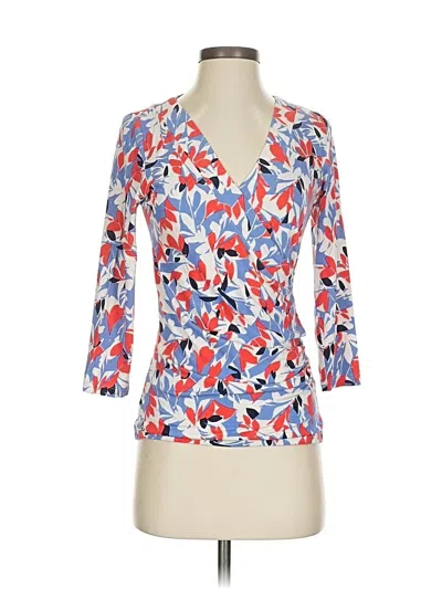 Pre-owned Polo Ralph Lauren 3/4 Sleeve T-shirt In Blue