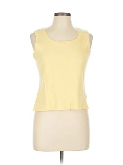 Pre-owned Talbots Sleeveless T-shirt In Yellow
