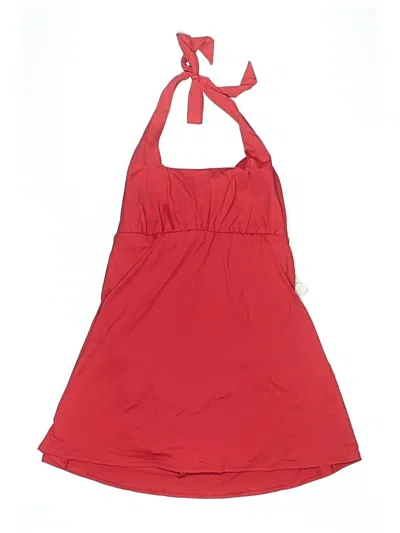 Pre-owned Lands' End Swimsuit Cover Up In Red