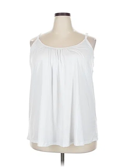 Pre-owned 32 Degrees Sleeveless Blouse In White