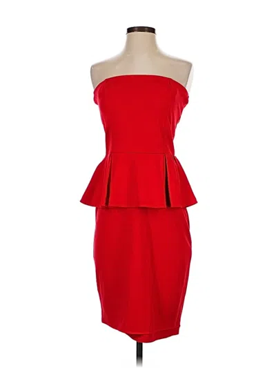 Pre-owned Mango Cocktail Dress In Red