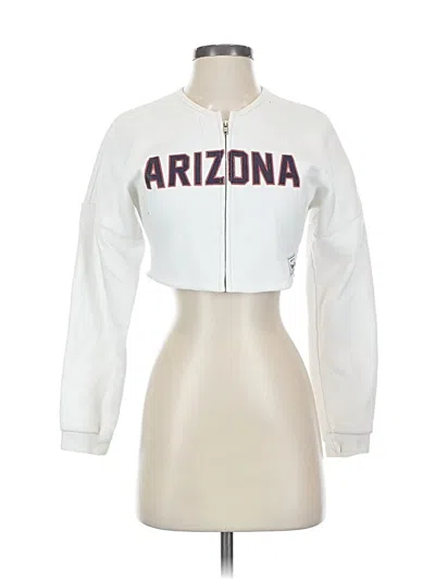 Pre-owned Hype And Vice Sweatshirt In White