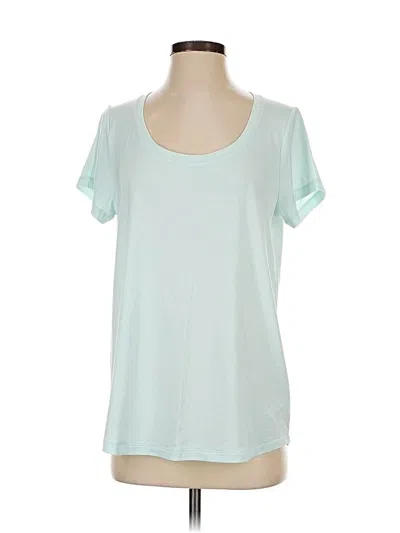 Pre-owned Athleta Short Sleeve T-shirt In Blue