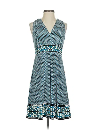 Pre-owned Max Studio Casual Dress In Blue