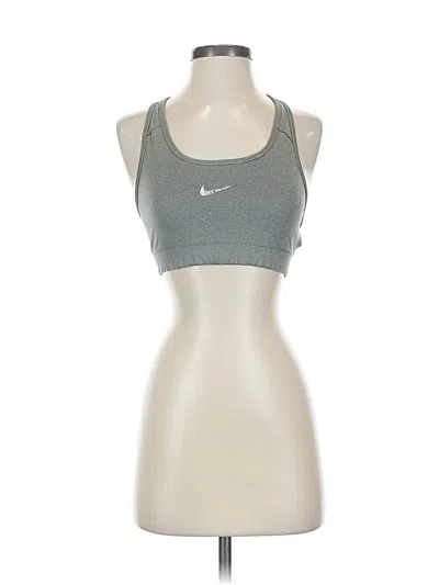 Pre-owned Nike Sports Bra In Silver