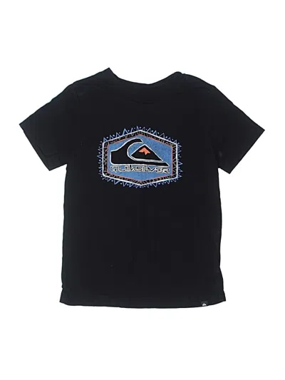 Pre-owned Quiksilver Kids' Short Sleeve T-shirt In Black
