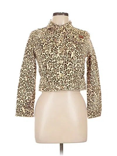 Pre-owned 7 For All Mankind Jacket In Gold