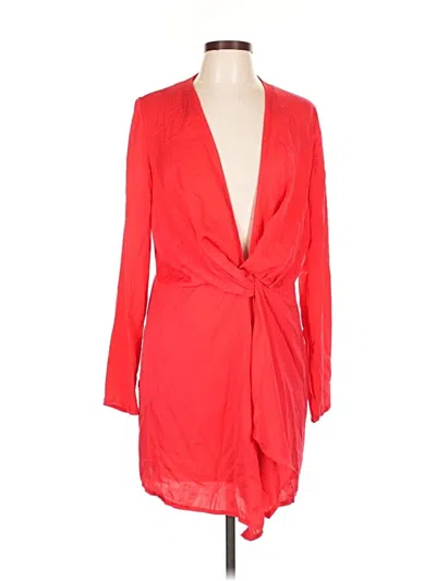 Pre-owned Missguided Cocktail Dress In Red