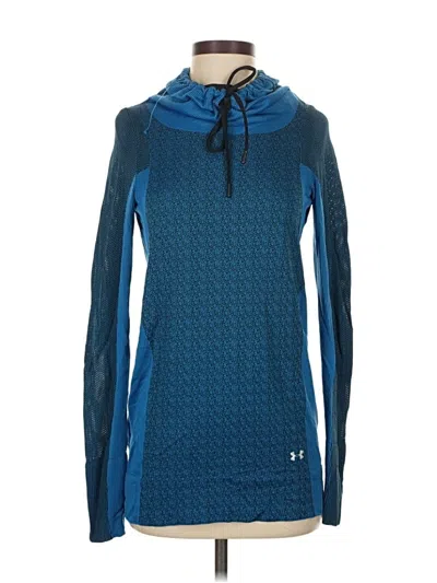 Pre-owned Under Armour Pullover Hoodie In Blue