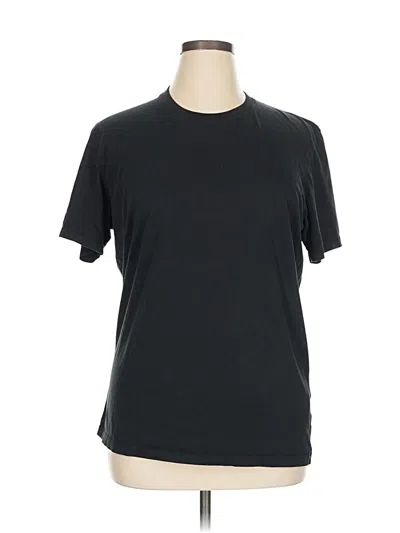 Pre-owned Uniqlo Short Sleeve T-shirt In Black