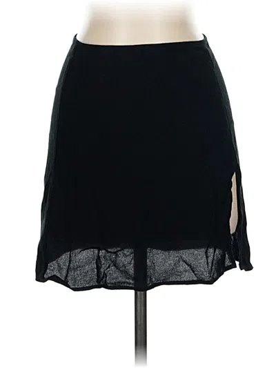 Pre-owned Reformation Casual Skirt In Black