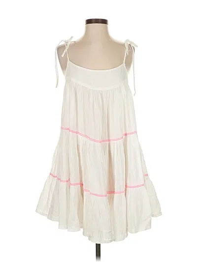 Pre-owned Honorine Casual Dress In White