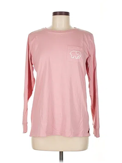 Pre-owned Ivory Ella Long Sleeve T-shirt In Pink