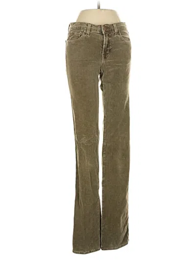 Pre-owned J Brand Casual Pants In Green