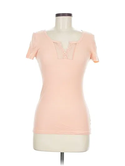 Pre-owned Maurices Short Sleeve T-shirt In Pink
