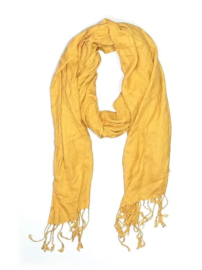 Pre-owned Unbranded Scarf In Yellow