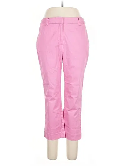 Pre-owned Lands' End Khaki Pant In Pink