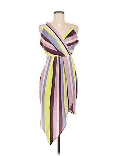 Pre-owned Asos Design Cocktail Dress In Purple