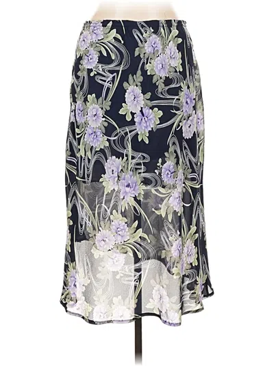 Pre-owned Dressbarn Formal Skirt In Blue