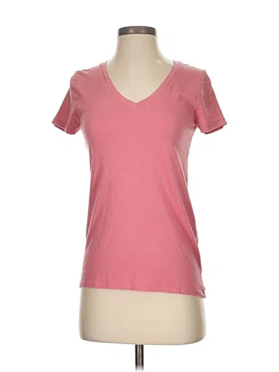 Pre-owned Gap Short Sleeve T-shirt In Pink