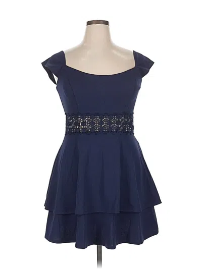 Pre-owned B Darlin Cocktail Dress In Blue