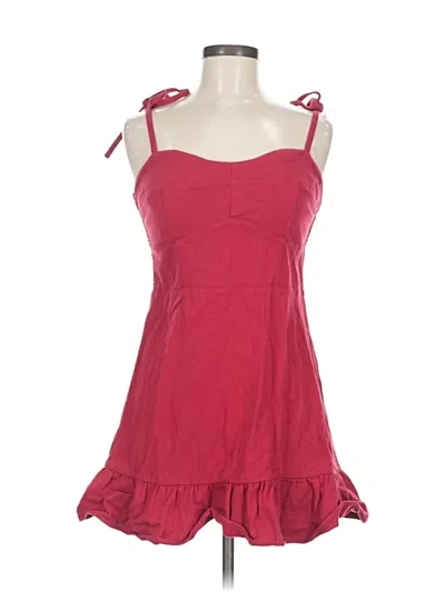 Pre-owned Day + Moon Casual Dress In Red