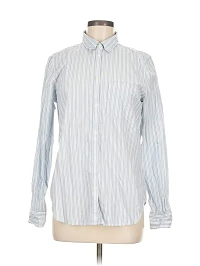 Pre-owned Gap Long Sleeve Button Down Shirt In Blue