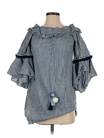 Pre-owned Misa Casual Dress In Blue