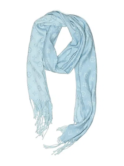 Pre-owned Unbranded Scarf In Blue