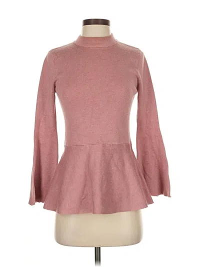 Pre-owned Ivanka Trump Turtleneck Sweater In Pink