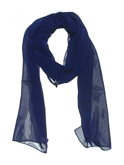 Pre-owned Unbranded Scarf In Blue