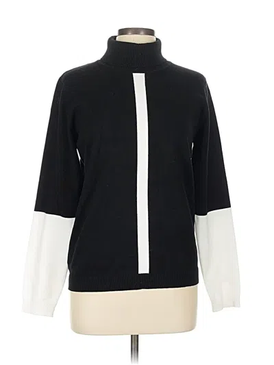 Pre-owned Patrizia Luca Turtleneck Sweater In Black