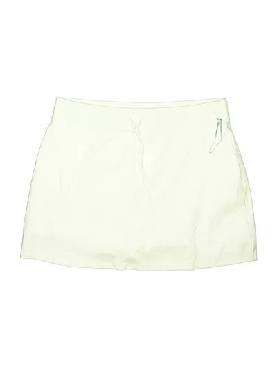 Pre-owned Lizwear By Liz Claiborne Skort In White