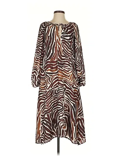 Pre-owned Tommy Bahama Casual Dress In Brown