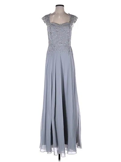 Pre-owned La Femme Cocktail Dress In Gray