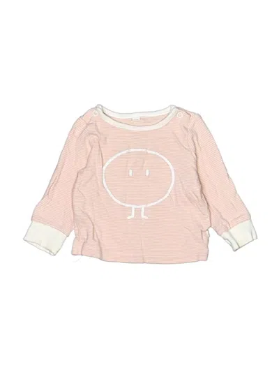 Pre-owned Mori Babies' Long Sleeve T-shirt In Pink