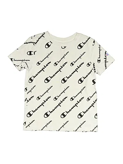 Pre-owned Champion Kids' Short Sleeve T-shirt In White