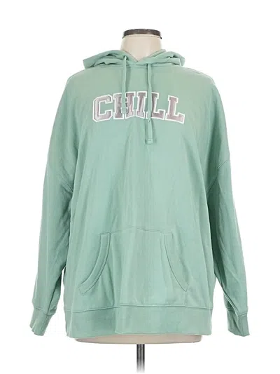Pre-owned Torrid Pullover Hoodie In Green